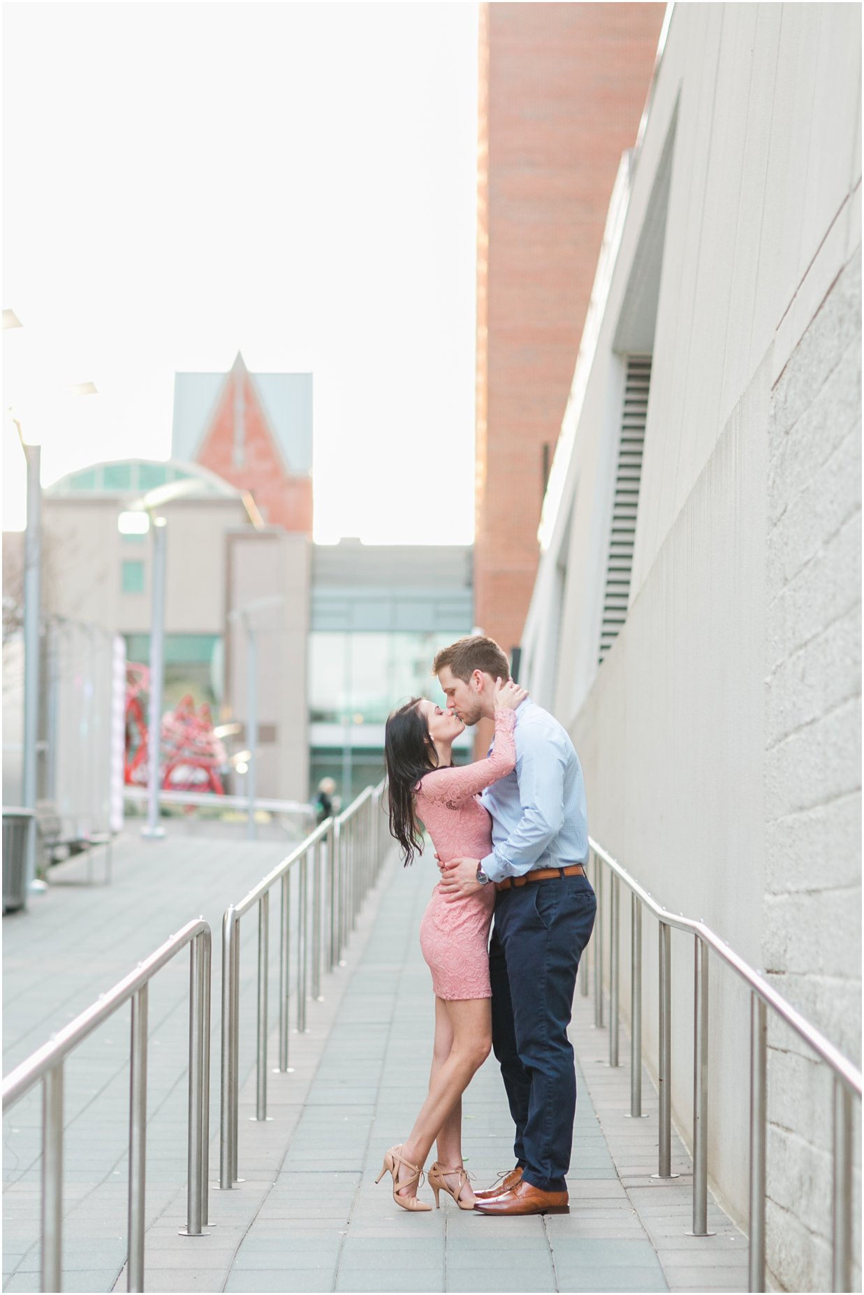 Downtown Raleigh Engagement Session | Caryn + Ryan